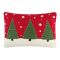 Подушка вязаная с новогодним рисунком Festive Wood из коллекции New Year Essential, 40x60 см, Tkano