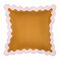 Чехол на подушку с контрастным кантом розового цвета из коллекции Trendy Ruffles, 40х40 см, Tkano