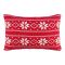 Подушка вязаная с новогодним рисунком Frostwork из коллекции New Year Essential, 40x60 см, Tkano