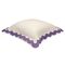 Чехол на подушку с контрастным кантом сиреневого цвета из коллекции Trendy Ruffles, 40х40 см, Tkano, изображение 3