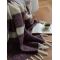 Плед мохеровый Over Horizon цвета марсала из коллекции Trendy Ruffles, 130х180 см, Tkano, изображение 5