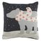 Чехол на подушку вязаный с новогодним рисунком Polar bear из коллекции New Year Essential, 45х45 см, Tkano